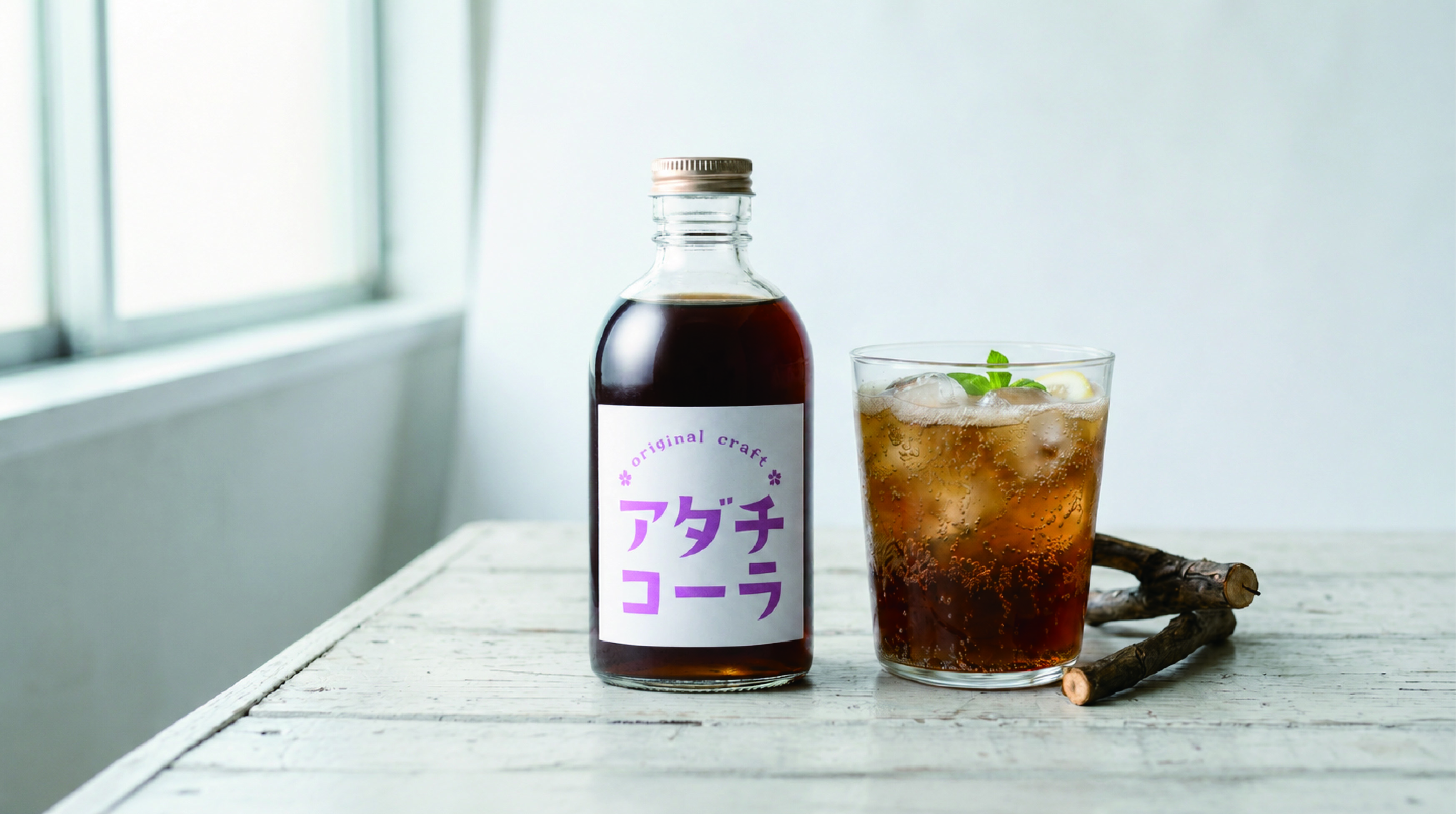 ADACHI COLA Syrup Bottle